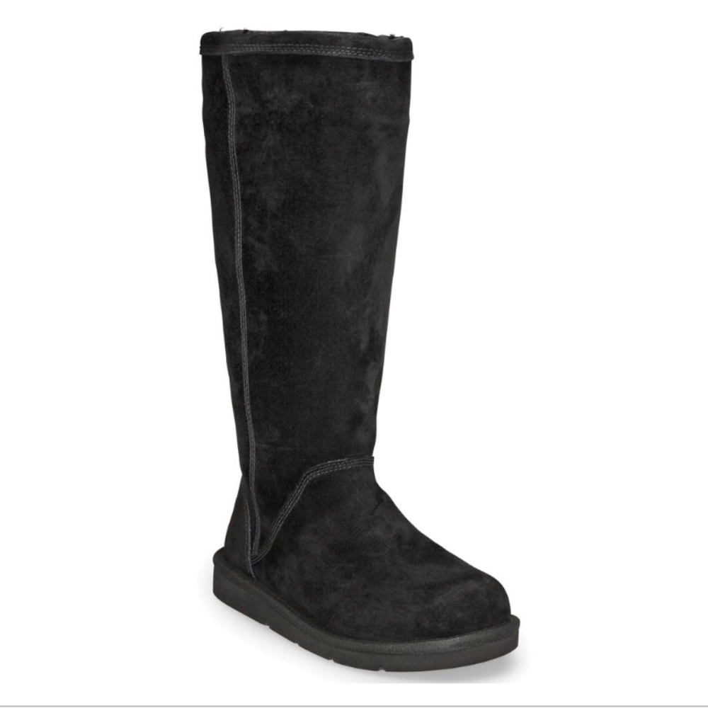 Ugg Australia Women 1891 Greenfield Tall Leather Sheepskin Boots shoes sz 10